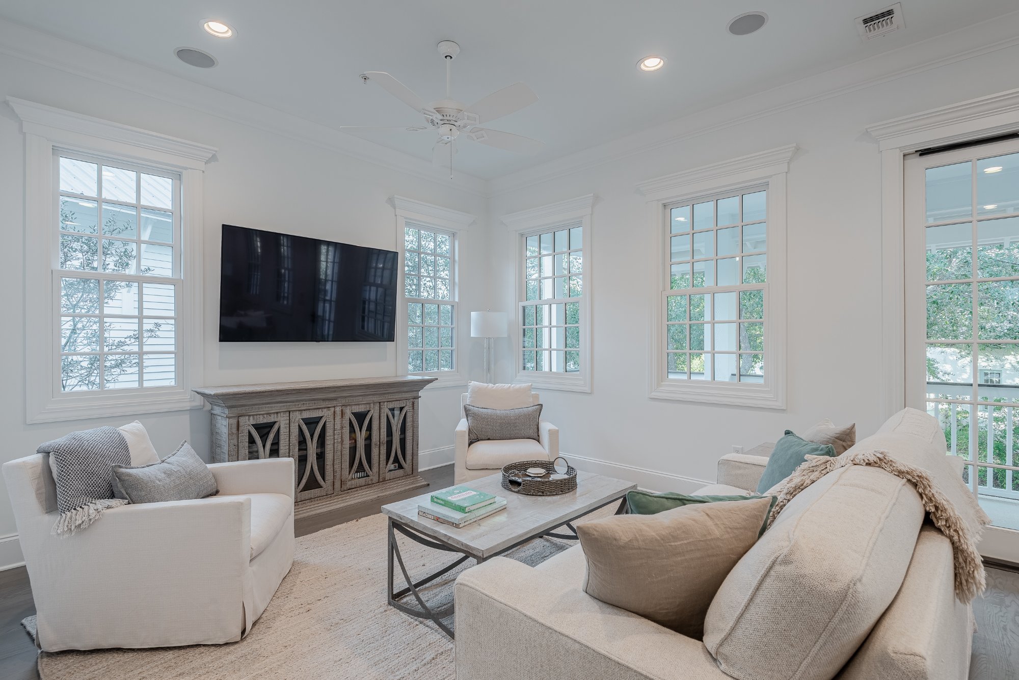 Second living area Rosemary Beach 30A home